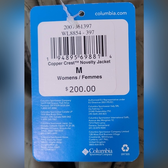 $200 Columbia Womens Copper Crest Novelty Quilted Jacket - Picture 14 of 14